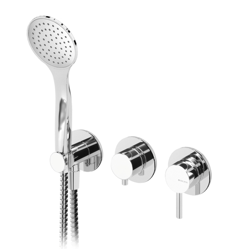 MONOMANDO BAÑO-DUCHA EMPOTRADO BRUMA
